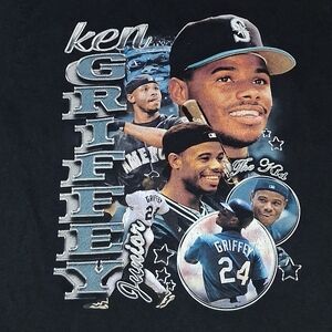 Y2K Ken Griffey Jr Vintage Rap StylenShirt MLB Tee
